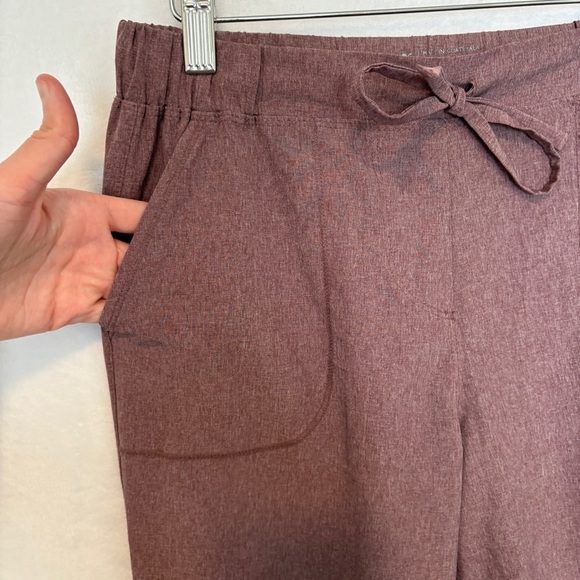 Albion Womens Brick Red Jet Set Pull On Casual Joggers Ankle Zips Size XS - Picture 3 of 9